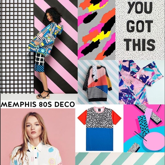 💋RARE 80’s VTG•Retro Fashion Printed Silky Blouse - Picture 10 of 16